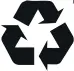  ??  ?? RECYCLING:
This symbol, instantly recognisab­le the world over, has come to mean so much but was created by a student.