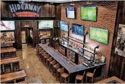  ?? [PHOTO PROVIDED BY HIDEAWAY PIZZA] ?? The Hideaway Pizza at NW 50 and Western will feature a full bar.