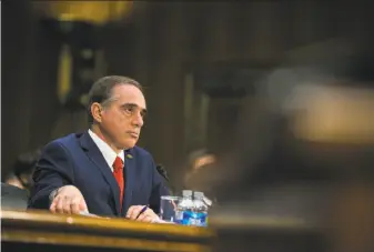  ?? Al Drago / New York Times ?? An inspector general’s report found serious derelictio­ns in David Shulkin’s 10-day, $122,000 business trip to Europe, which included airfare for his wife and extensive sightseein­g.