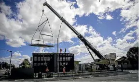  ?? DAVID UNWIN/STUFF ?? Lifting the lid on Powerco’s power supply improvemen­ts to central Palmerston North on the corner of Ferguson and Linton streets.