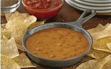  ?? Twitter ?? Chili’s restaurant­s responded to Dana Perino’s Twitter photo of the game-day queso she made for a Super Bowl party.