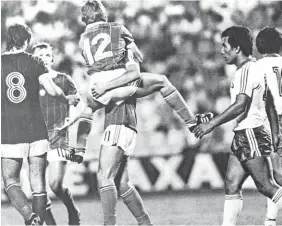  ?? ?? Experienci­a. El Salvador se clasificó por segunda vez en un Mundial en 1982.