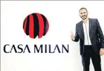  ??  ?? Leonardo Bonucci, en la sede del Milan, su nuevo club tras dejar la Juventus, de la que era uno de los pilares