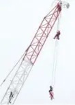  ?? STEVE RUSSELL/TORONTO STAR FILE PHOTO ?? Marisa Lazo was in “a very dark place” when she climbed up a crane last April, the judge in her case said.