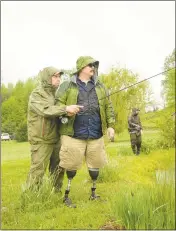  ?? SUBMITTED PHOTOS ?? Project Healing Waters Fly Fishing volunteer Ed Jaworowski, left, and veteran participan­t Tech. Sgt. Chris Frost on a fishing trip provided by the organizati­on.