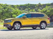  ?? VOLKSWAGEN ?? Volkswagen Atlas offers great design with superior ergonomics.