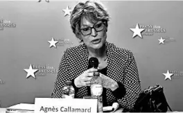  ?? ARIS OIKONOMOU/GETTY-AFP ?? U.N. special rapporteur Agnes Callamard tweeted that the verdicts are a “mockery.”