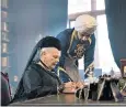  ??  ?? Unlikely alliance: Judi Dench as Queen Victoria and Ali Fazal as Abdul