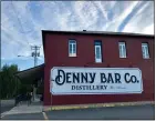  ??  ?? Denny Bar Co. bistro and distillery opened two years ago in Etna.