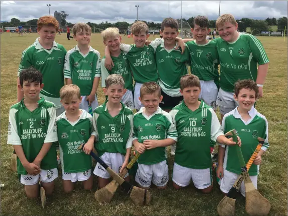  ?? The Ballyduff U10 hurling team who won the North Kerry Division 1 Hurling League on Saturday morning in Ardfert ??