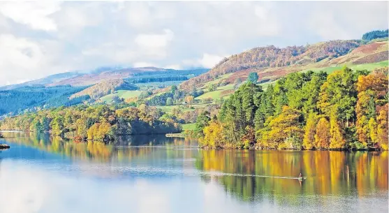  ??  ?? A lovely view of Loch Tummel taken by Dundee reader Eric Niven. “When I’m out cycling, Loch Tummel is a lovely place to stop for a break and have a cup of tea at the roadside,” he says.