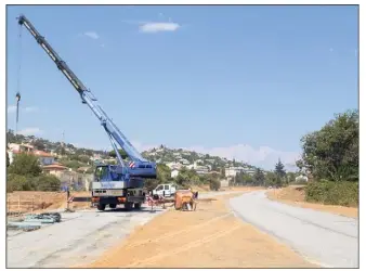  ?? (Photos Denis Fuentes) ?? Le premier tronçon est aménagé entre le pont de l’Aube et l’avenue Massier.