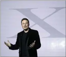  ?? MARCIO JOSE SANCHEZ — ASSOCIATED PRESS ?? Outside of Elon Musk's X, the public isn't reading the right. And as a result, X now shapes the right as much as even Fox News.