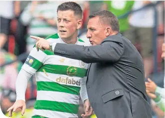  ??  ?? Former boss Brendan Rodgers is a big fan of the Celtic midfielder