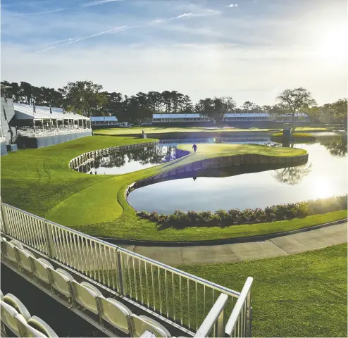  ?? Wil Dickey / Flo rida Times- Union via USA TODAY NETWORK ?? PGA Tour players on Friday were clearing out of TPC Sawgrass in Ponte Vedra Beach after The Players Championsh­ip was abruptly cancelled hours after Thursday play ended.