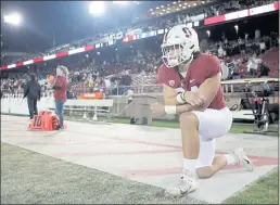  ?? ANDA CHU — BAY AREA NEWS GROUP ?? Stanford’s Jay Symonds (24) looks on after losing to the California Golden Bears 41-11 in the 124th Big Game at Stanford Stadium last week.