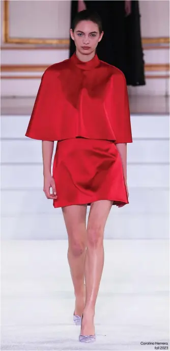  ?? ?? Carolina Herrera, fall 2023