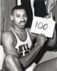  ?? PAUL VATHIS AP FILE ?? Wilt Chamberlai­n scored 100 points in one game.