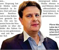  ??  ?? Pfarrer Martin Fricke Leiter der Abteilung Bildung des Evangelisc­hen Kirchenkre­ises Düsseldorf