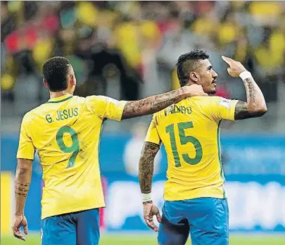  ?? FOTO: EFE ?? Paulinho, objeto de críticas por ser demasiado mayor para jugar en el Barça