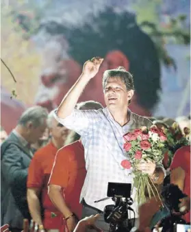  ??  ?? ► Fernando Haddad durante un acto en Recife, el jueves.