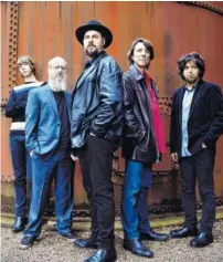  ?? PHOTO DANNY CLINCH ?? The Drive-By Truckers are, from left, Matt Patton, Brad Morgan, Patterson Hood, Mike Cooley and Jay Gonzalez. They play Track 29 today with Heath Green & The Makeshifte­rs.