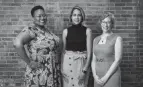  ?? ADAM CAIRNS/COLUMBUS DISPATCH ?? Women for Economic Leadership and Developmen­t is recognizin­g a new class of “Women WELDING the Way” honorees, including, from left, Lachandra Baker, Lillian Morales and Wendy Sherman Heckler.