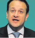  ??  ?? Appeal: Leo Varadkar