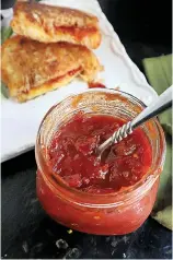  ?? Tribune News Service ?? ■ Homemade tomato jam is easy to make and dresses up everything from eggs to biscuits to grilled cheese sandwiches.