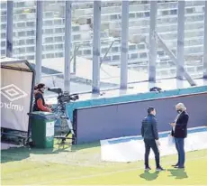  ??  ?? El estadio Monumental, el día del partido que no fue.