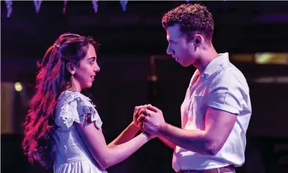  ??  ?? ‘It’s about a young man who grows up by falling in love’ ... Gabriela Garcia as Maria and Andy Coxon as Tony in West Side Story at the Royal Exchange, Manchester. Photograph: Richard Davenport/The Other Richard