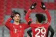  ?? Foto: dpa ?? Auch Leroy Sané erzielte am Mittwoch ein Tor für die Bayern.