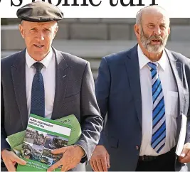  ?? ?? Climate sCeptiCs:
Michael and Danny Healy-Rae are dominant in Kerry