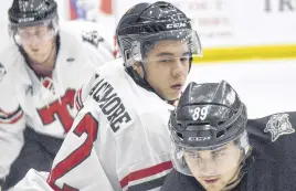  ?? TRURO NEWS ?? Millbrook’s G Blackmore is having fun again playing hockey. The 20-year-old forward is a key offensive weapon for the Truro Bearcats of the MHL, and has contribute­d this season while playing on the team’s top line between Ben Higgins and Spencer Blackwell.
