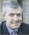  ??  ?? Willie Rennie will attack Brexit in a speech today