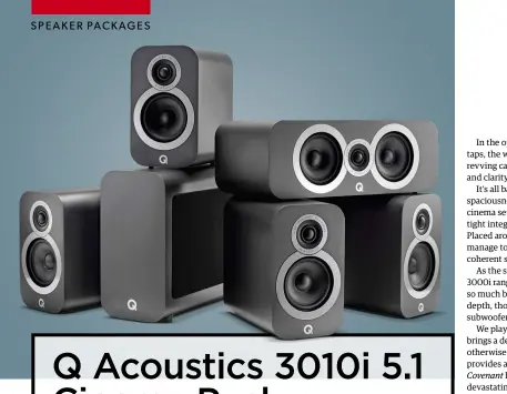 Q Acoustics 3000i 5.1 (3010i) Home Theater Speaker Package