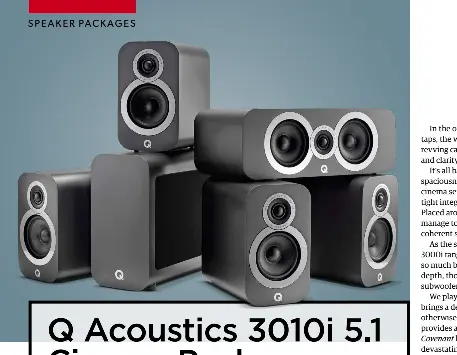 Q Acoustics 3000i 5.1 (3010i) Home Theater Speaker Package