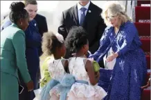  ?? AP photo ?? First Lady of the United States Jill Biden arrives in Nairobi, Kenya, for a three-day visit to the country Friday.