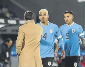  ?? Foto: TWITTER ?? Ronald Araujo se retiró el viernes al minuto de empezar el uruguay-irán