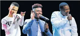  ?? Picture: SUPPLIED ?? RAISING AWARENESS: Boy band 156, all former Idols contestant­s, will serenade East London in a Sound Explosion concert at the Orient Theatre on Saturday.