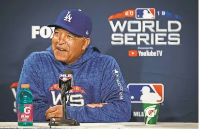  ?? DAVID BUTLER II/USA TODAY SPORTS ?? Dave Roberts has taken the Dodgers to the playoffs all three seasons he’s managed there, including back-to-back trips to the World Series.