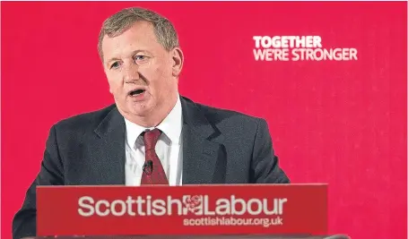  ?? Picture: SWNS. ?? Alex Rowley says he does not believe independen­ce would deliver a fairer and more just Scotland.