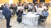  ?? JORGE CRUZ/LISTÍN DIARIO ?? Evento. Víctor Calderón durante el foro por el “Día Nacional de Prevención del Embarazo en Adolescent­es”.