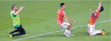  ?? RAFAEL PACHECO. ?? Herediano eliminó en penales al Saprissa en Tibás el miércoles por la noche y ahora espera al León.