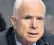  ??  ?? John Mccain has been a senator for 30 years. A war hero, he was tortured and held prisoner for five years in Vietnam
