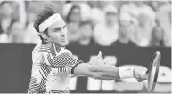  ??  ?? Roger Federer, la renaissanc­e