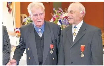  ??  ?? Alfred Thomelin a été fait Chevalier de la Légion d’Honneur.