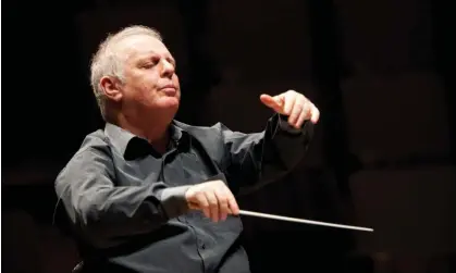  ?? Photograph: David Levene/The Guardian ?? ‘As a pianist, accompanis­t and conductor, Mr Barenboim has always spoken through his music to the better angels of the world.’