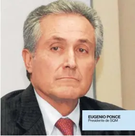  ??  ?? EUGENIO PONCE Presidente de SQM