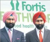  ?? HT PHOTO/FILE ?? Malvinder Singh (left) and Shivinder Singh